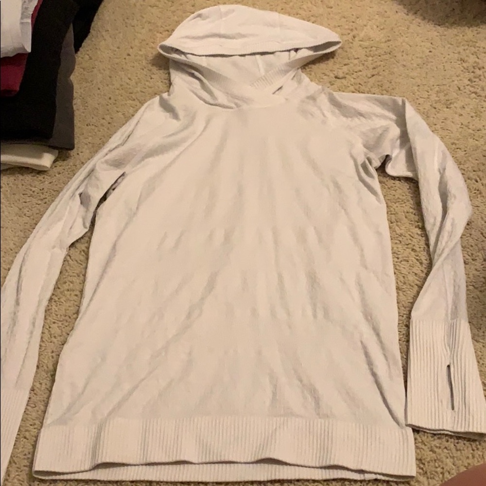 White Lululemon Hoodie
